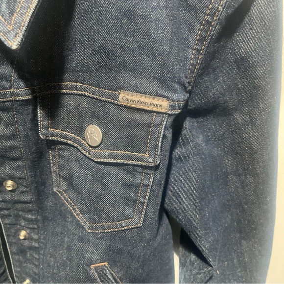 Calvin Klein Blue Jean Jacket - Picture 3 of 6